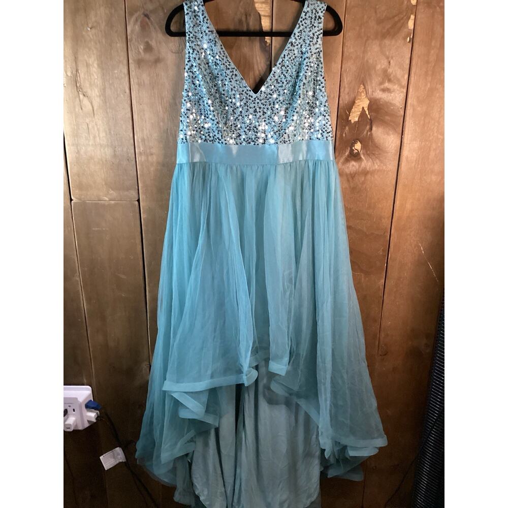 Ever Pretty Blue Sequin Evening Dress